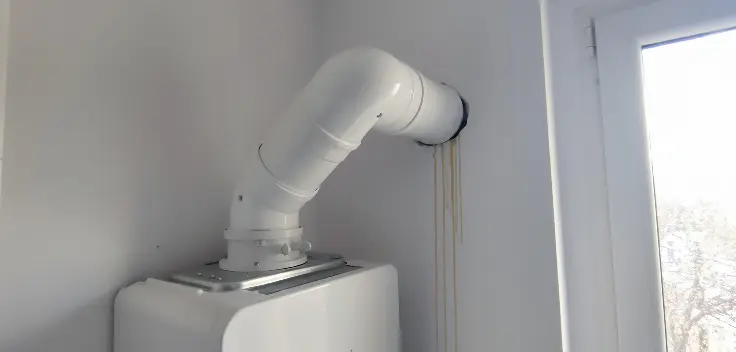 Zacieki na ścianie spowodowane nieszczelnym kominem