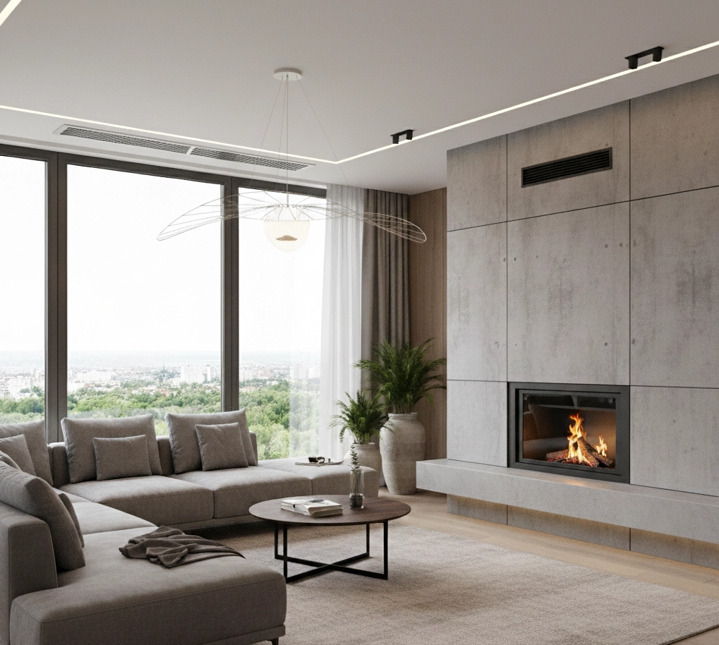 Kominek i rekuperacja: Jak połączyć ogień z wentylacją bez ryzyka?